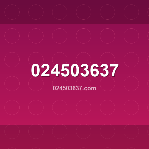 Logo de 024503637.com - Verificação de confiabilidade