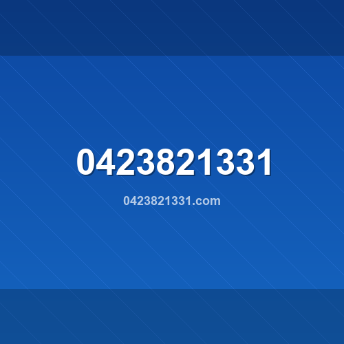 Logo 0423821331.com - Verificação SSL e reputação