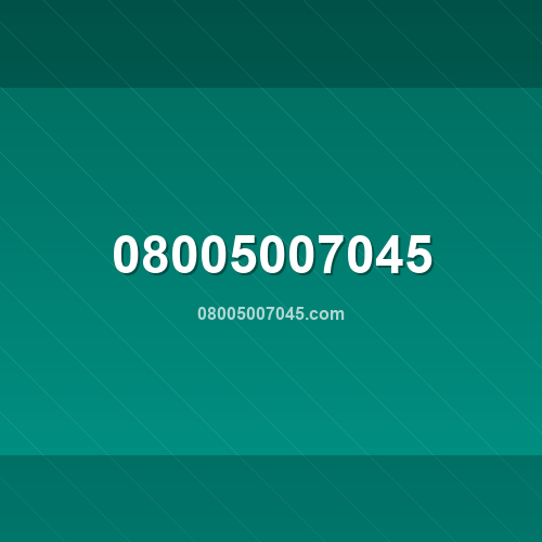 08005007045.com logo - Análise de segurança