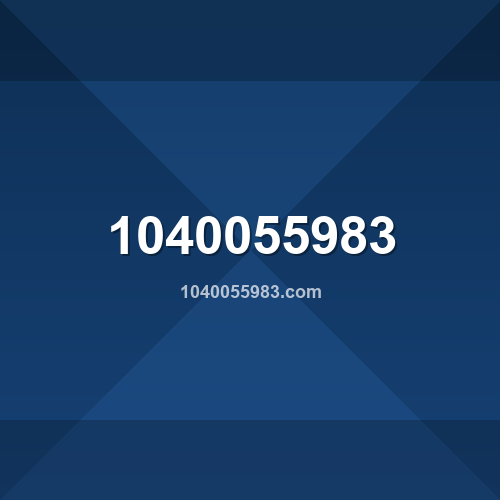Logo 1040055983.com - Verificação SSL e reputação