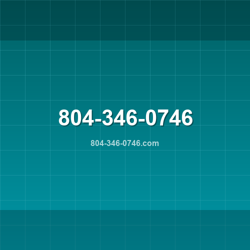 Marca 804-346-0746.com - Análise de confiabilidade