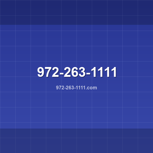 Logo de 972-263-1111.com - Verificação de confiabilidade