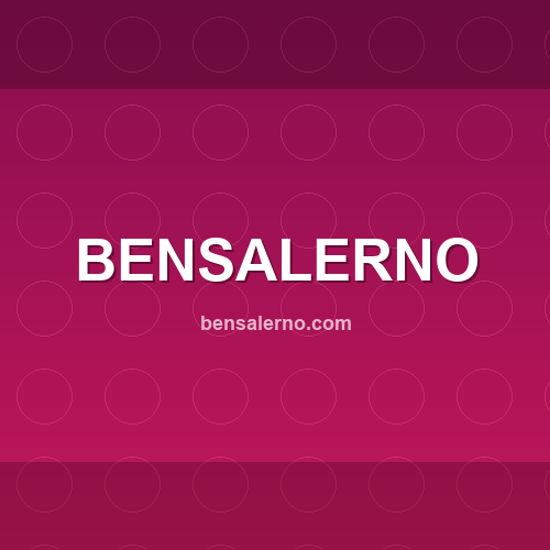 Logo bensalerno.com - Verificação SSL e reputação