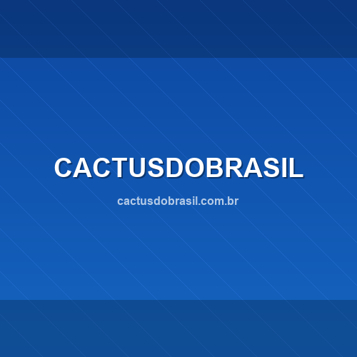 Imagem do site cactusdobrasil.com.br
