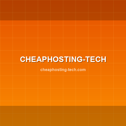 cheaphosting-tech.com logo - Análise de segurança