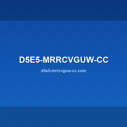 Logo d5e5-mrrcvguw-cc.com - Verificação SSL e reputação