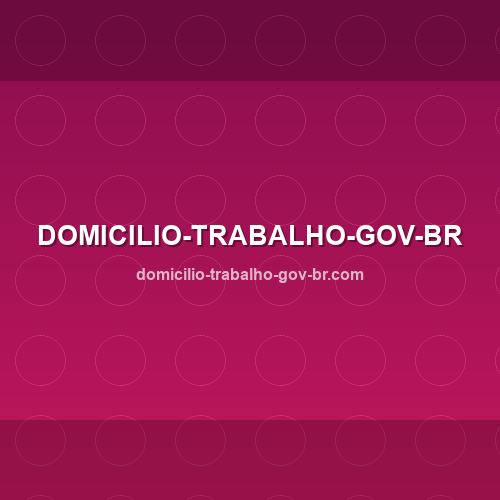 Logo de domicilio-trabalho-gov-br.com - Verificação de confiabilidade