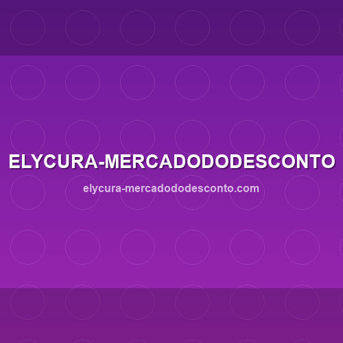 Logo elycura-mercadododesconto.com - Verificação SSL e reputação