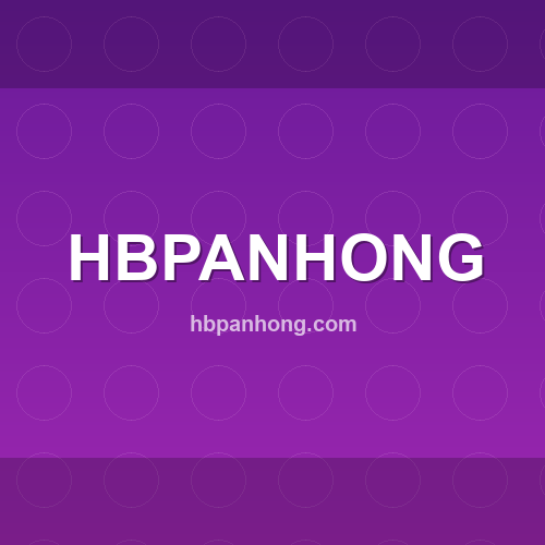 Logo hbpanhong.com - Verificação SSL e reputação
