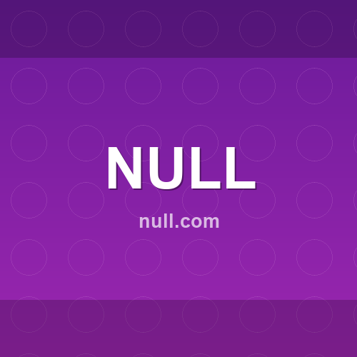 Logo de null.com - Verificação de confiabilidade
