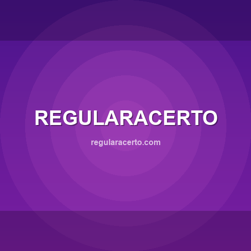 regularacerto.com logo - Análise de segurança