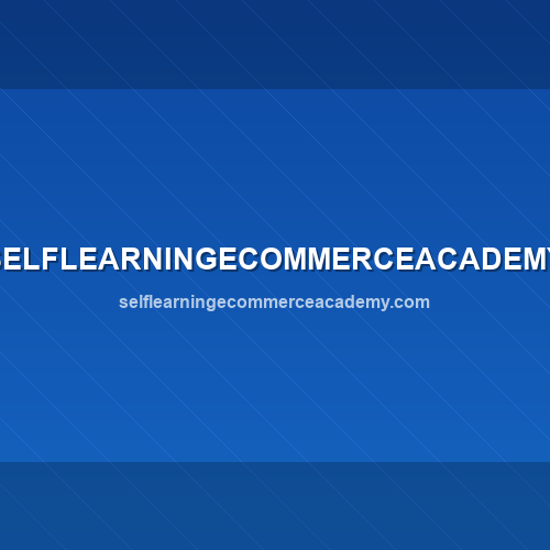 Logo selflearningecommerceacademy.com - Verificação SSL e reputação