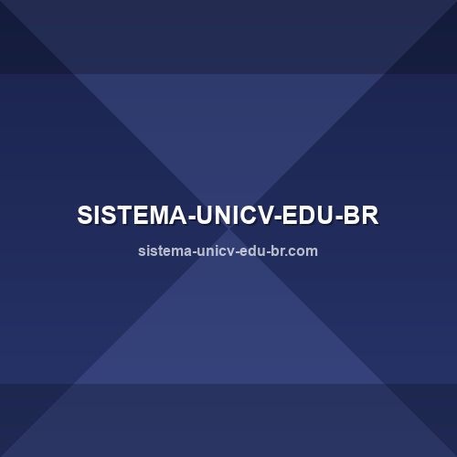 Marca sistema-unicv-edu-br.com - Análise de confiabilidade