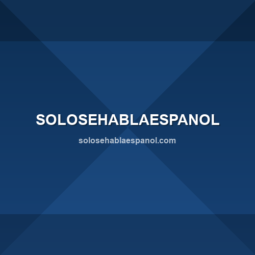 Logo solosehablaespanol.com - Verificação SSL e reputação
