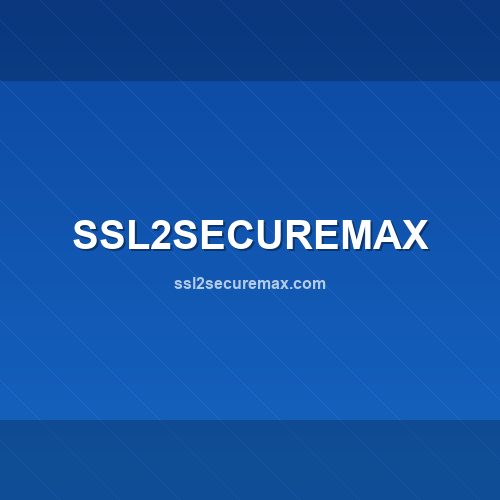 Logo de ssl2securemax.com - Verificação de confiabilidade