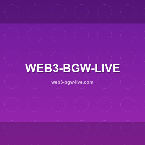 web3-bgw-live.com - Site verificado pelo ConfiaBR