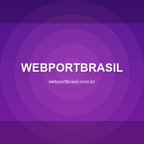 webportbrasil.com.br - Site verificado pelo ConfiaBR