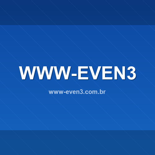 www-even3.com.br - Site verificado pelo ConfiaBR