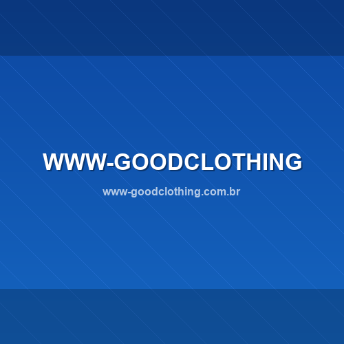 www-goodclothing.com.br - Site verificado pelo ConfiaBR