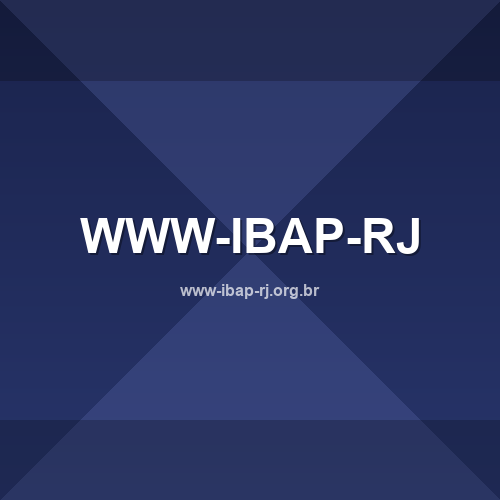 Logo www-ibap-rj.org.br - Verificação SSL e reputação