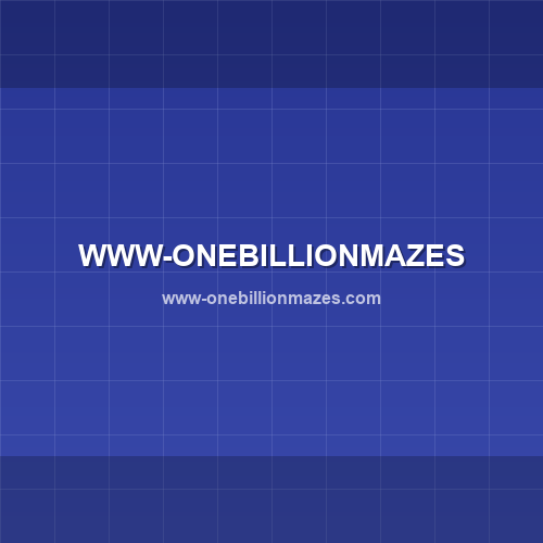 Imagem do site www-onebillionmazes.com